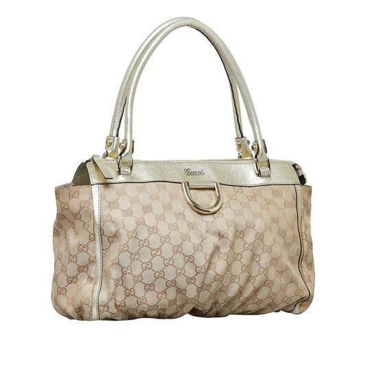 Luxury Gucci GG Canvas Abbey D-Ring Tote Bag (SHG-G7jQfB)