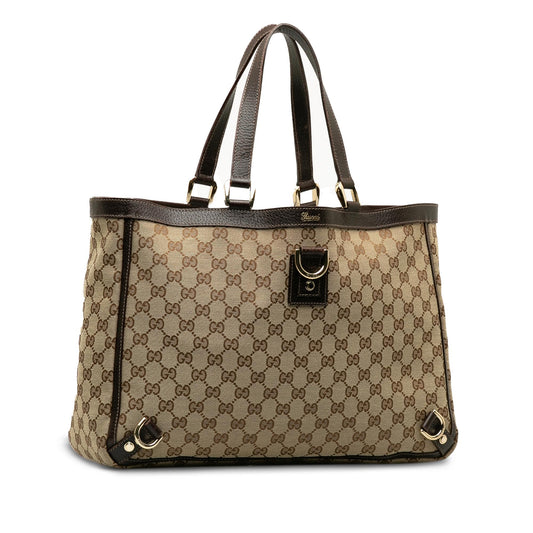 Gucci GG Canvas Abbey D-Ring Tote Bag (SHG-1V10IL)
