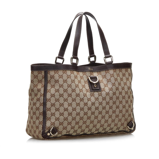 Luxury Gucci GG Canvas Abbey D-Ring Tote (SHG-mTyyiF)