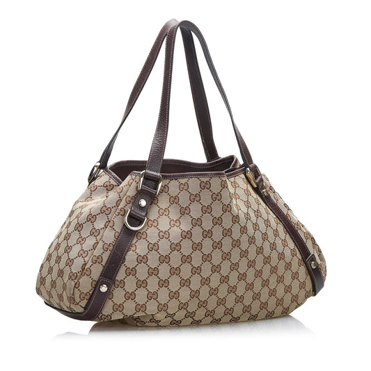 Luxury Gucci GG Canvas Abbey D-Ring Tote (SHG-ZCqSbz)