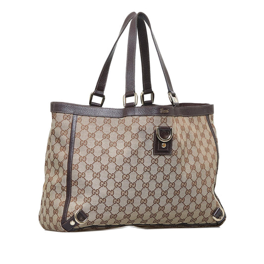 Luxury Gucci GG Canvas Abbey D-Ring Tote (SHG-fPmTQK)