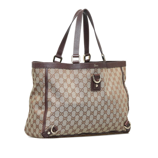 Luxury Gucci GG Canvas Abbey D-Ring Tote (SHG-pl2U9i)