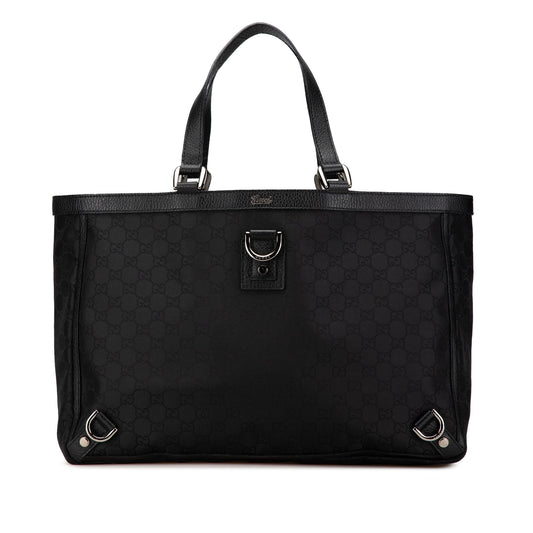 Gucci GG Canvas Abbey D Ring Tote (SHG-O6GTog)
