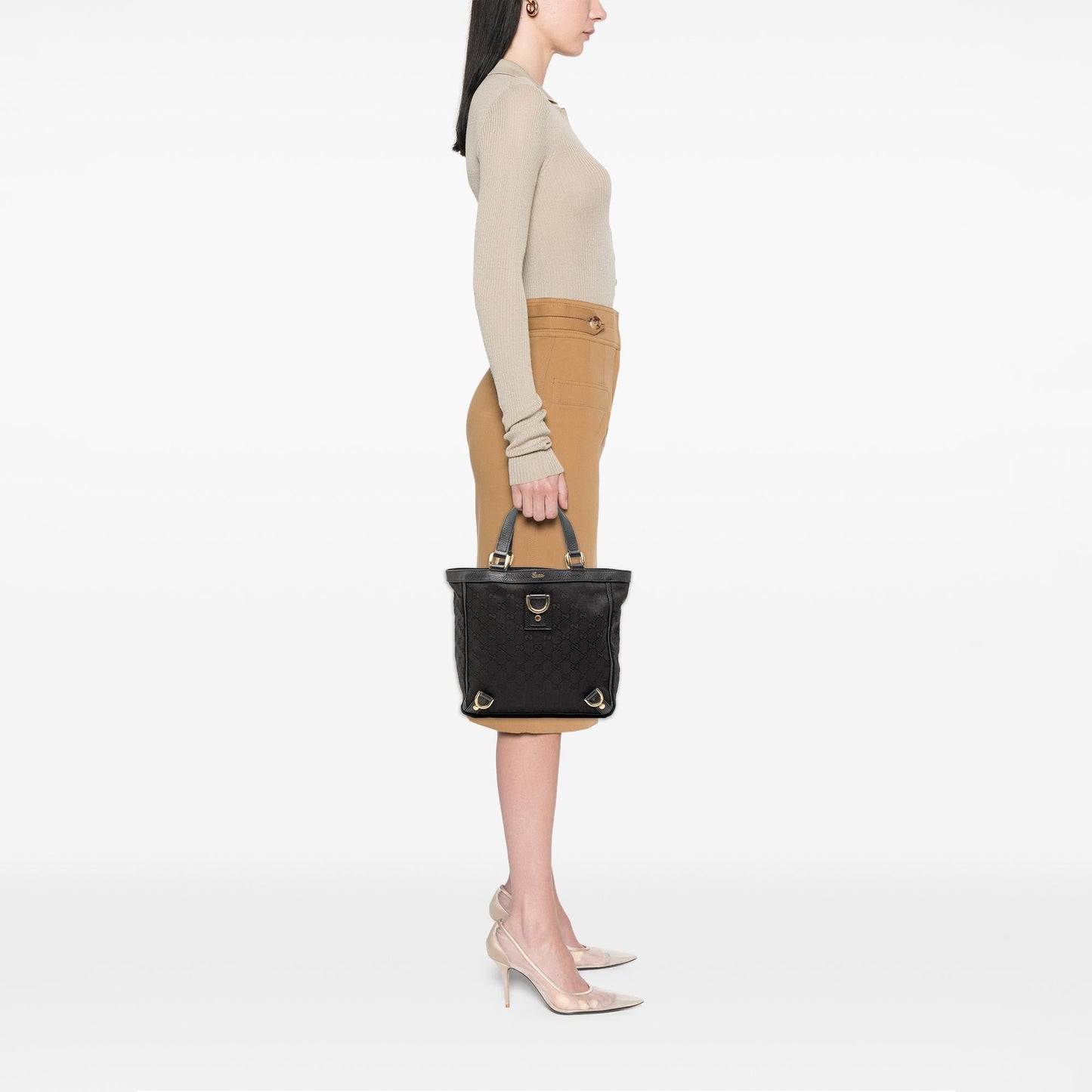Gucci GG Canvas Abbey D Ring Tote