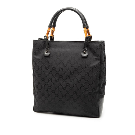 Gucci GG Canvas Bamboo Tote