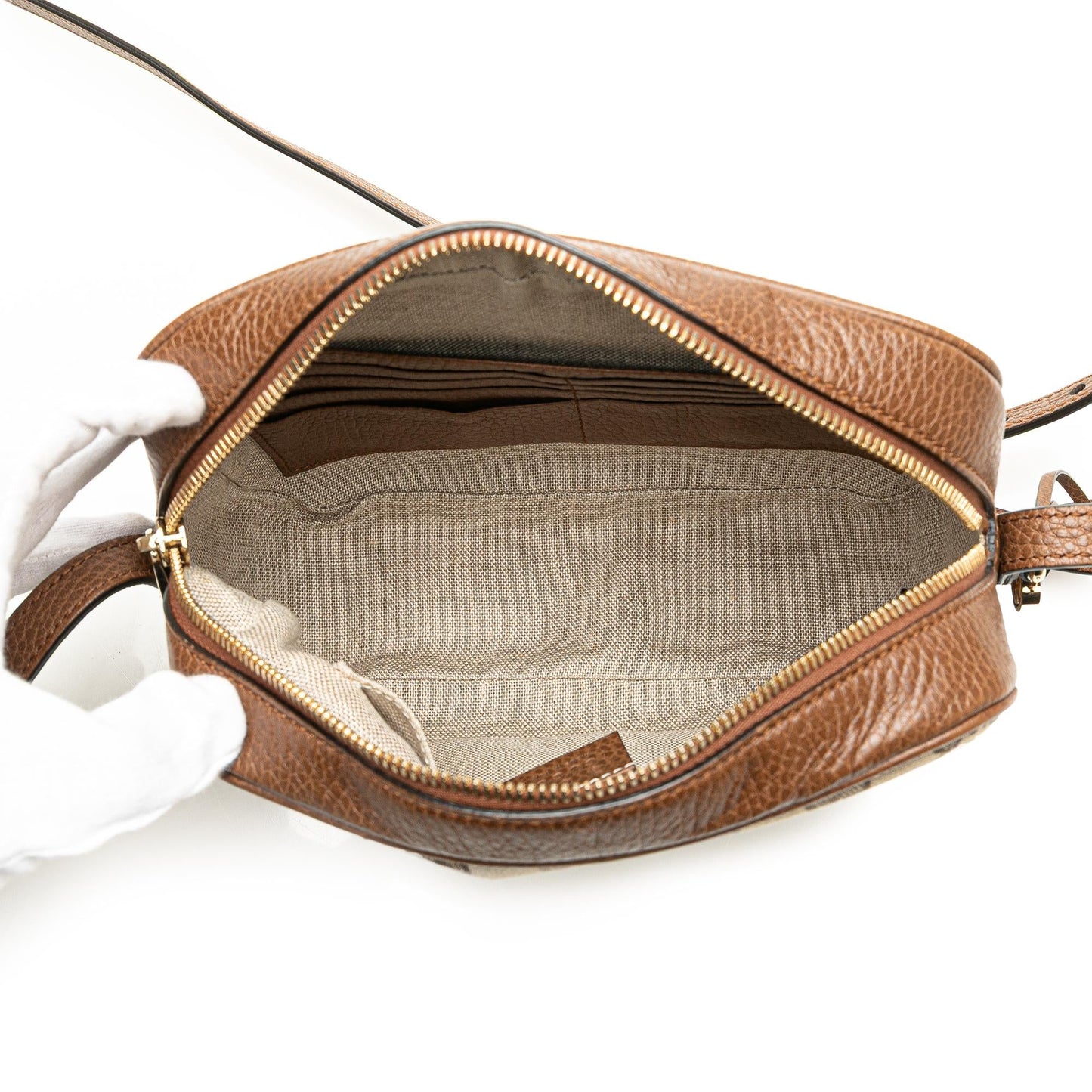 Gucci GG Canvas Bree Crossbody