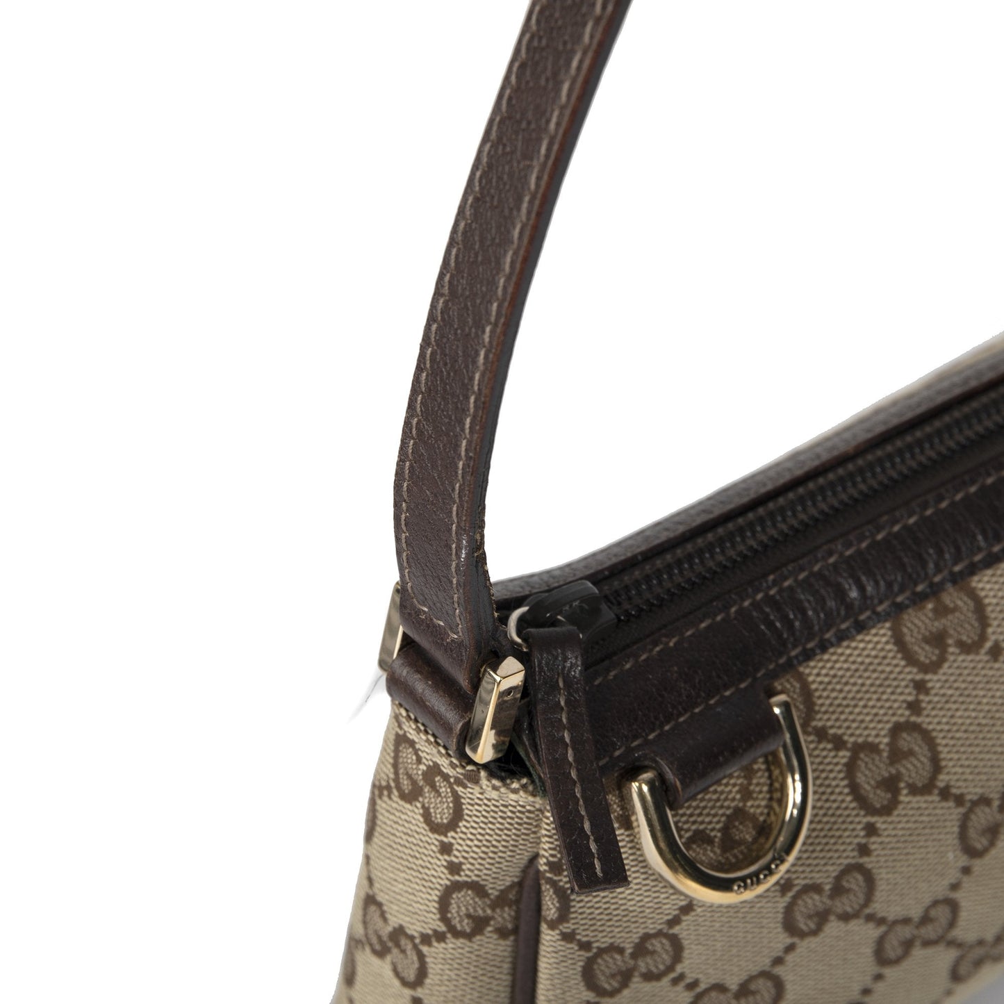 Gucci GG Canvas D Ring Abbey Pochette