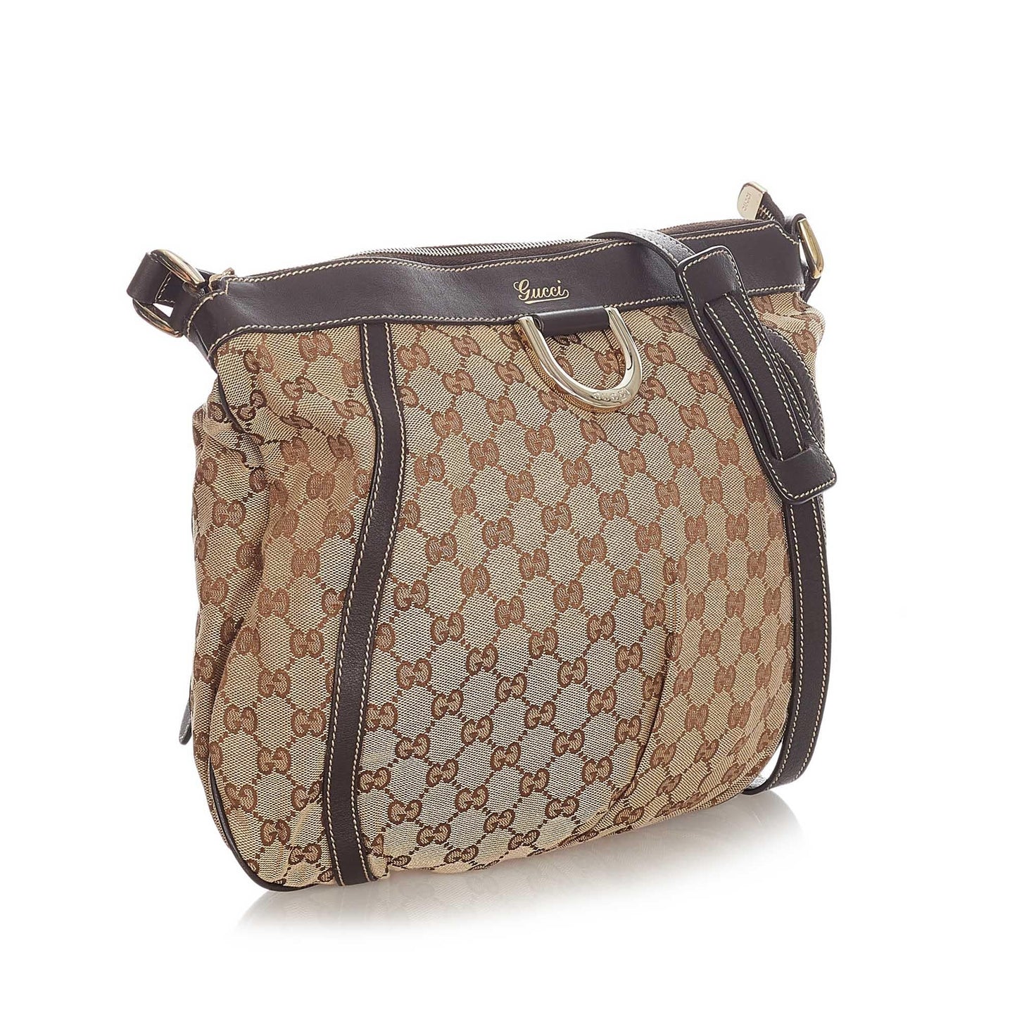 Gucci GG Canvas D-Ring Crossbody Bag (SHG-31956)