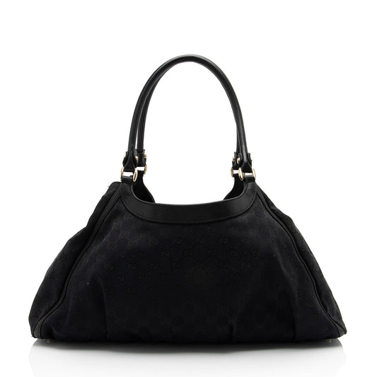Luxury Gucci Trending 2025 GG Canvas D Ring Large Hobo (SHF-dhCol9)