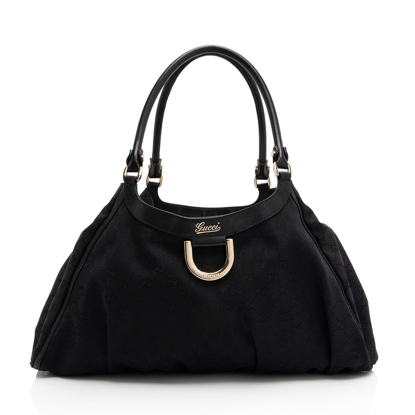 Luxury Gucci Trending 2025 GG Canvas D Ring Large Hobo (SHF-dhCol9)