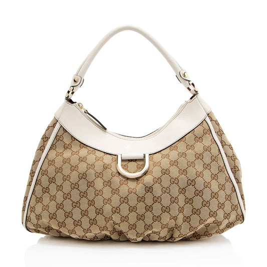 Gucci GG Canvas D Ring Large Hobo