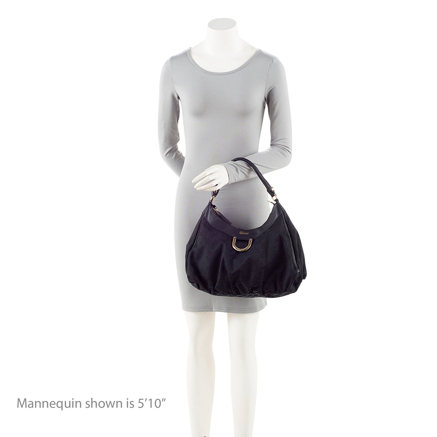 Gucci GG Canvas D Ring Medium Hobo