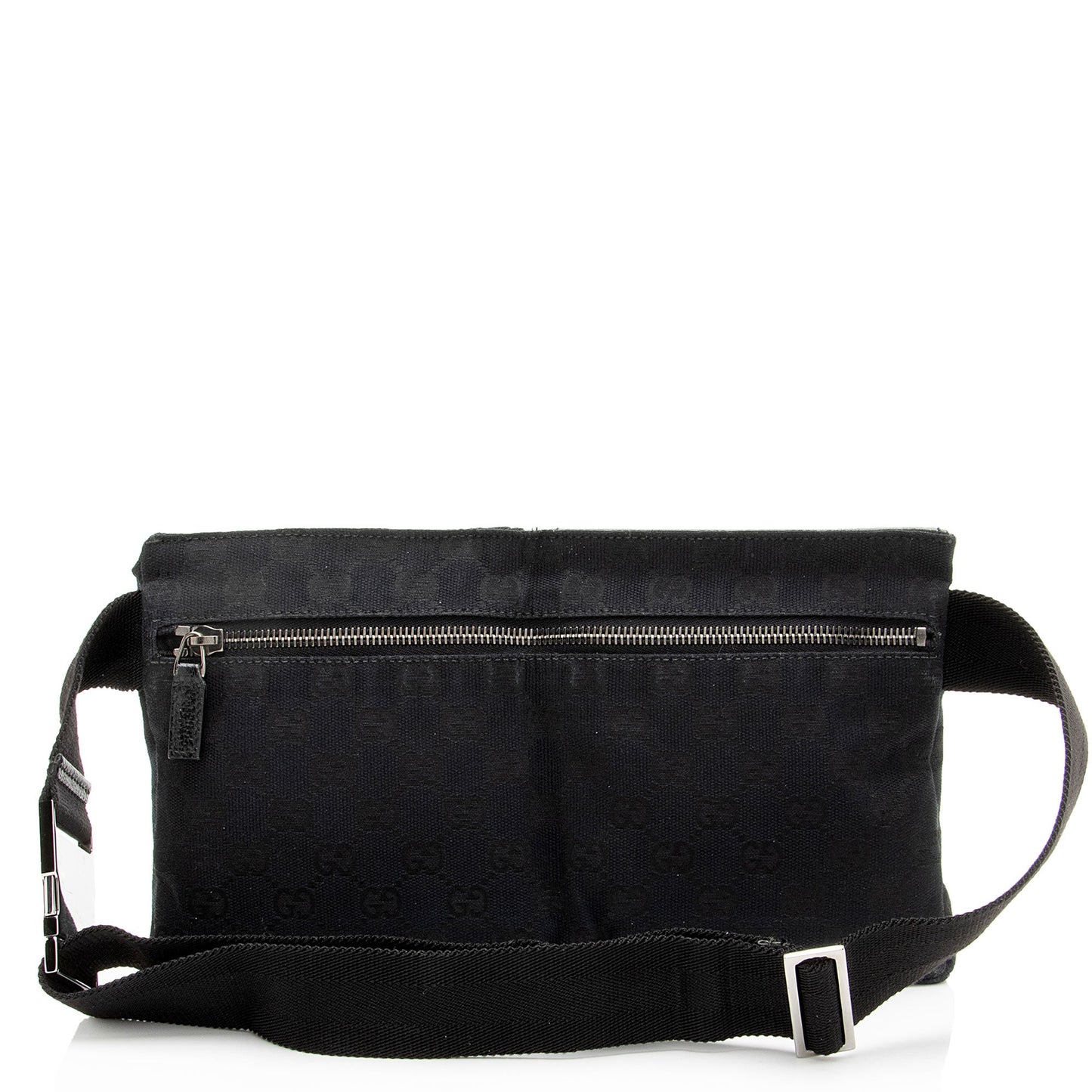 Gucci GG Canvas Double Pocket Belt Bag