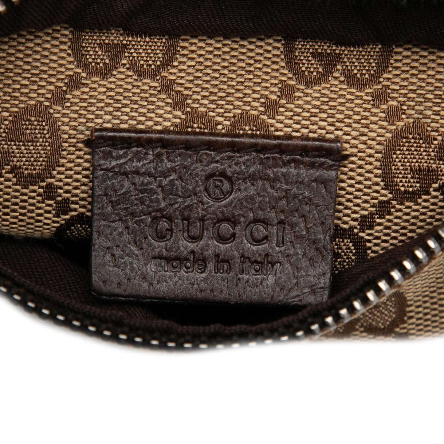 Gucci GG Canvas Double Pocket Belt Bag