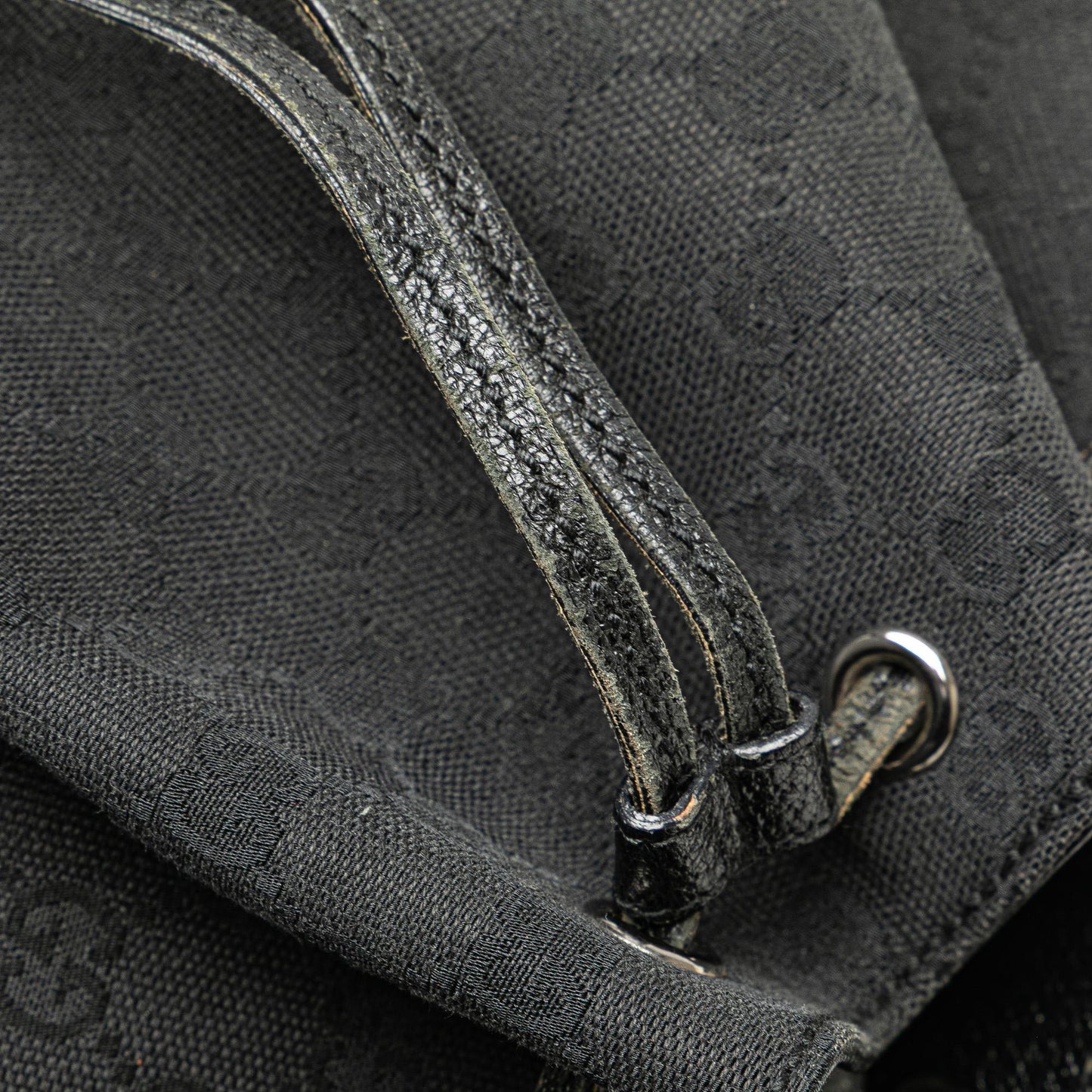 Gucci GG Canvas Drawstring Hobo