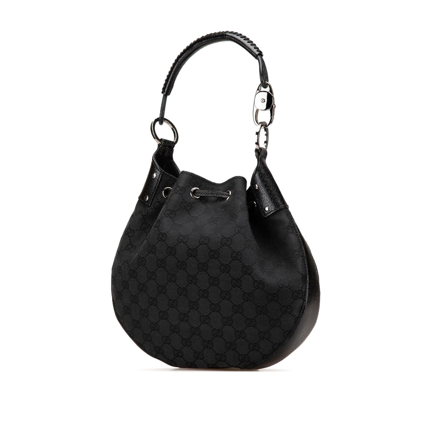 Gucci GG Canvas Drawstring Hobo
