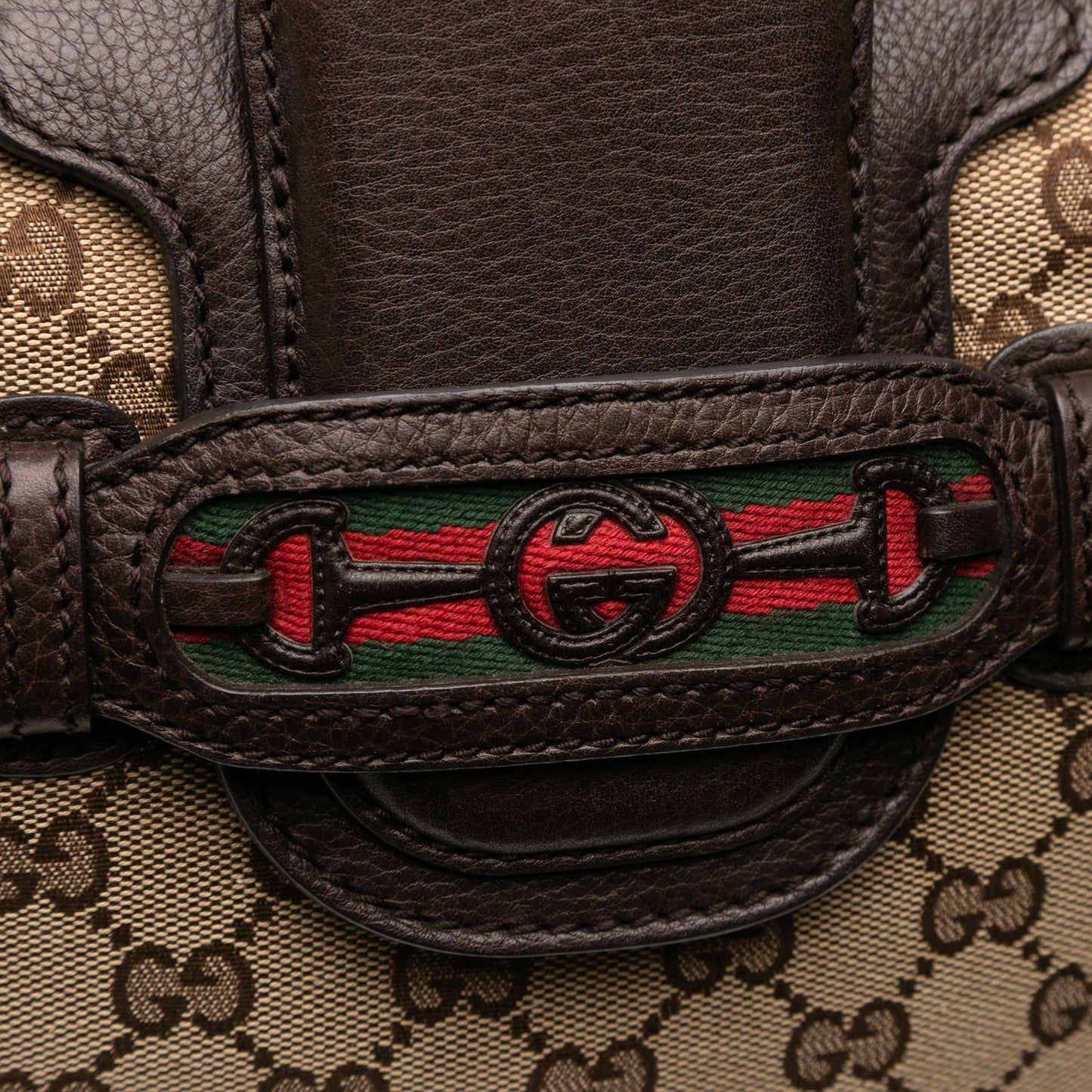 Gucci GG Canvas Dressage Hobo