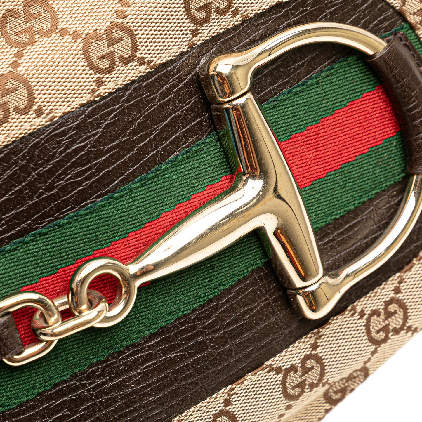 Gucci GG Canvas Hasler Web Crossbody