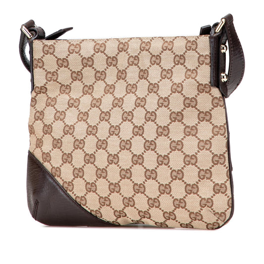 Gucci GG Canvas Hasler Web Crossbody