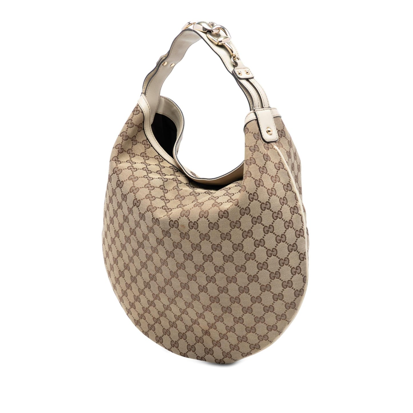 Gucci GG Canvas Horsebit Hobo