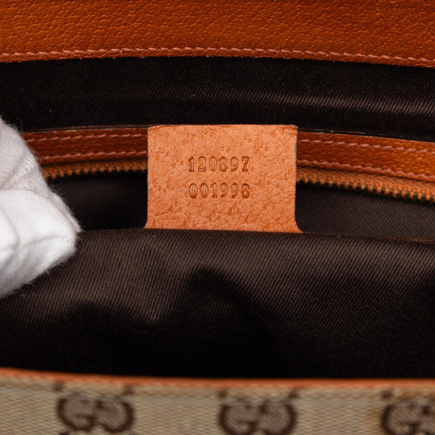 Gucci GG Canvas Nailhead Handbag