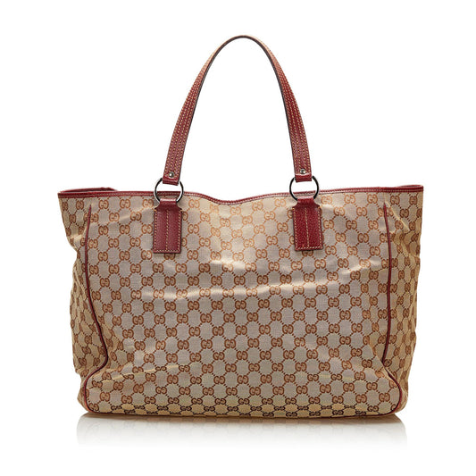 Luxury Gucci GG Canvas O-Ring Tote (SHG-qkTvWM)