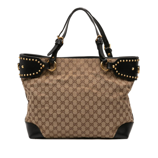 Gucci GG Canvas Patti Stud Tote