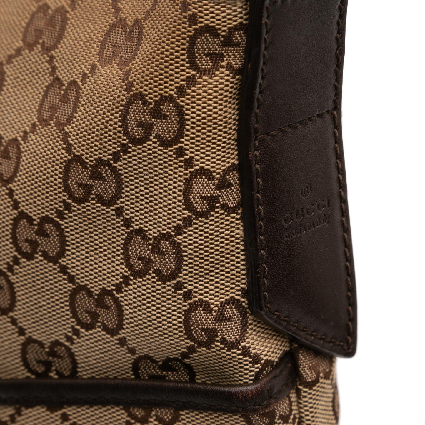 Gucci GG Canvas Perforated Crossbody