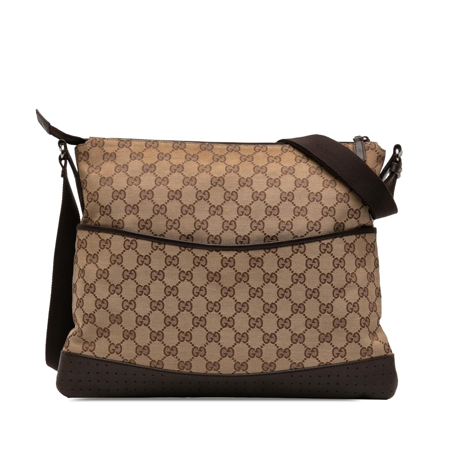 Gucci GG Canvas Perforated Crossbody
