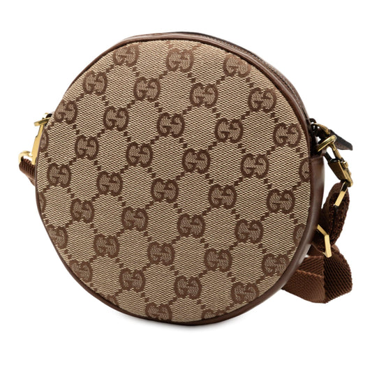 Gucci GG Canvas Round Crossbody