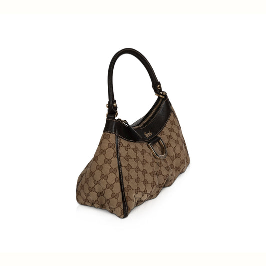 Gucci GG Canvas Small D-Ring Hobo
