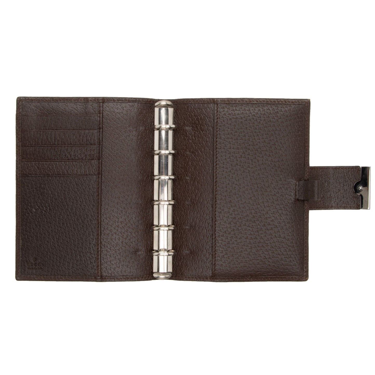 Gucci GG Canvas Small Ring Agenda Cover (SHF-KgNtOH)