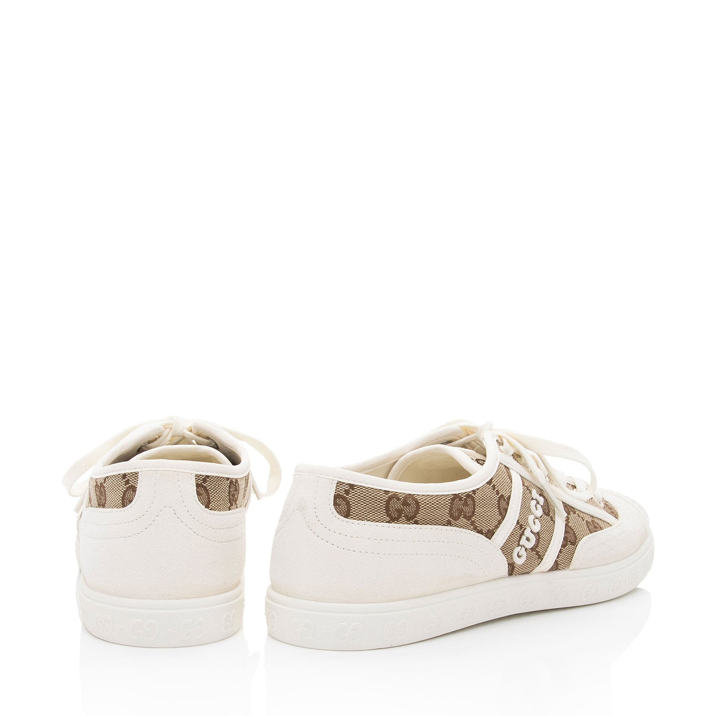 Gucci GG Canvas Sneakers - Size 8 / 38 (SHF-lc2jmk)