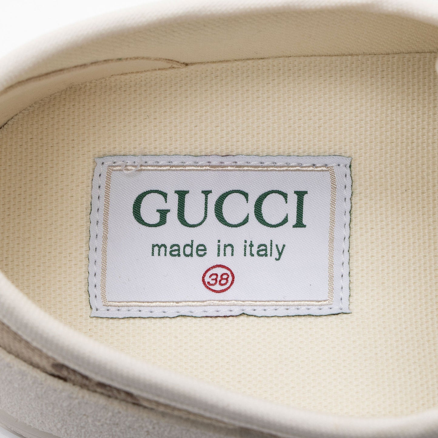 Gucci GG Canvas Sneakers - Size 8 / 38 (SHF-lc2jmk)