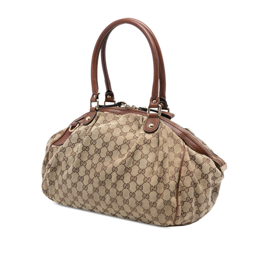 Gucci GG Canvas Sukey  Satchel