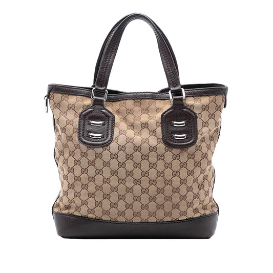 Gucci GG Canvas Techno Tag Tote