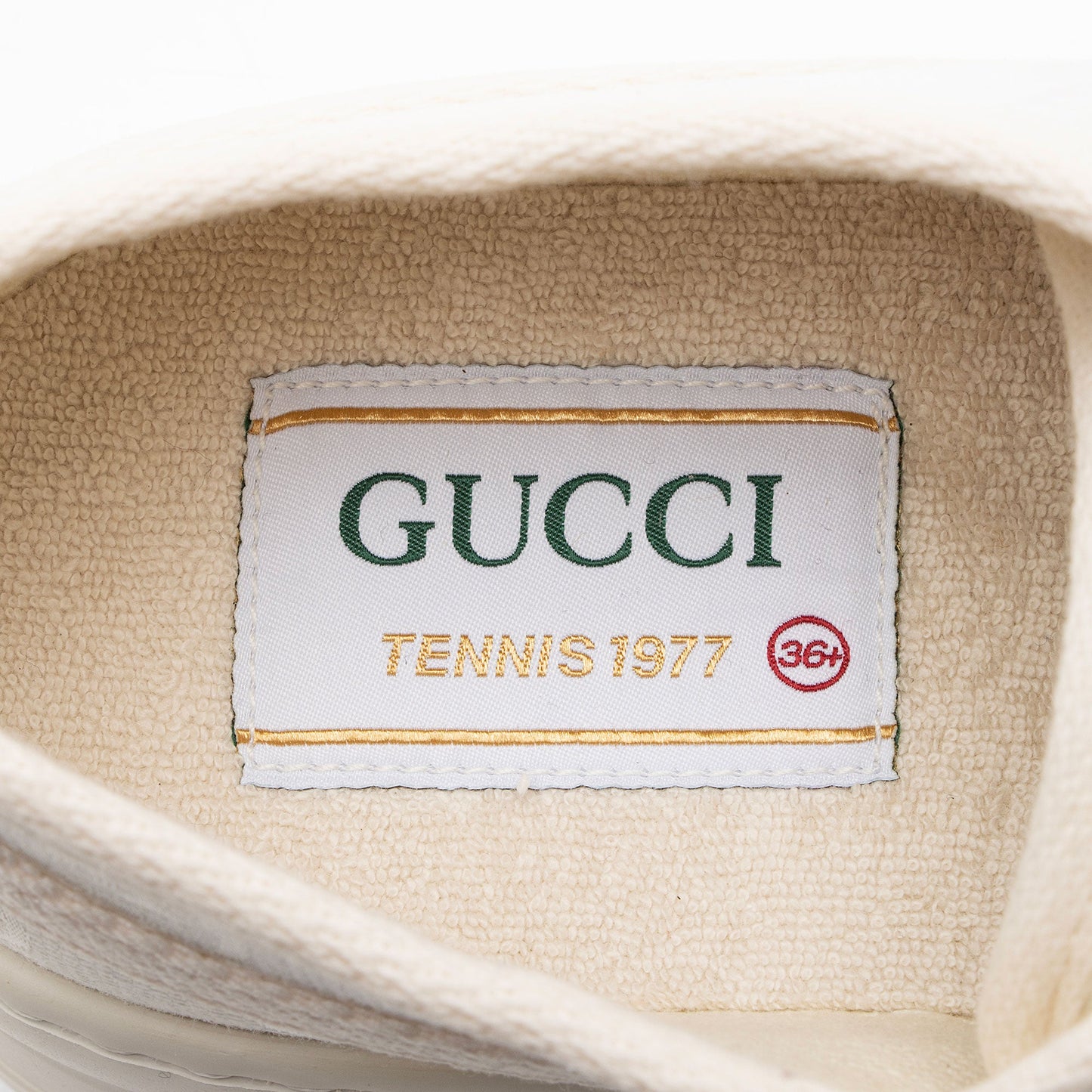 Gucci GG Canvas Tennis 1977 Platform Sneakers - Size 6.5 / 36.5