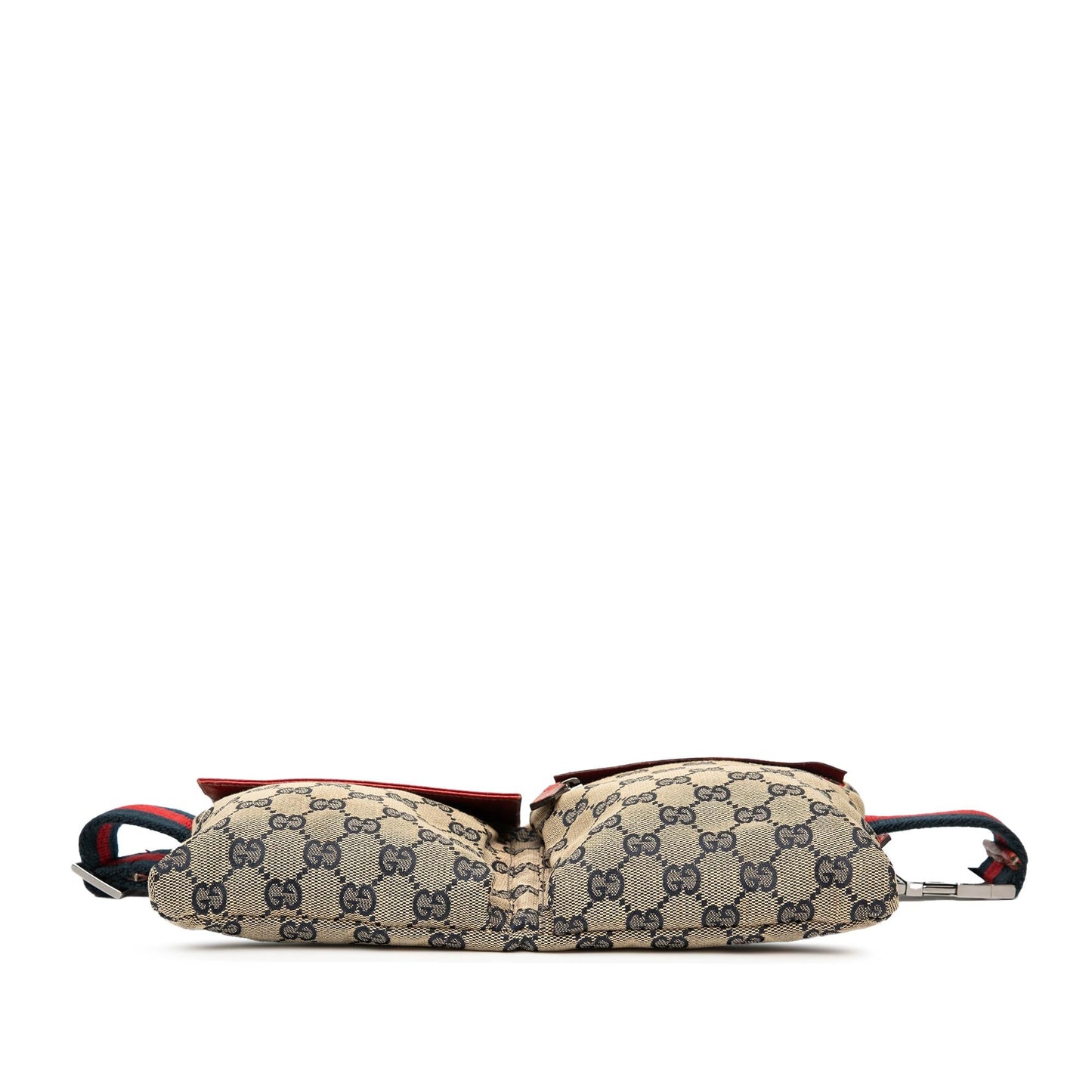 Gucci GG Canvas Web Double Pocket Belt Bag