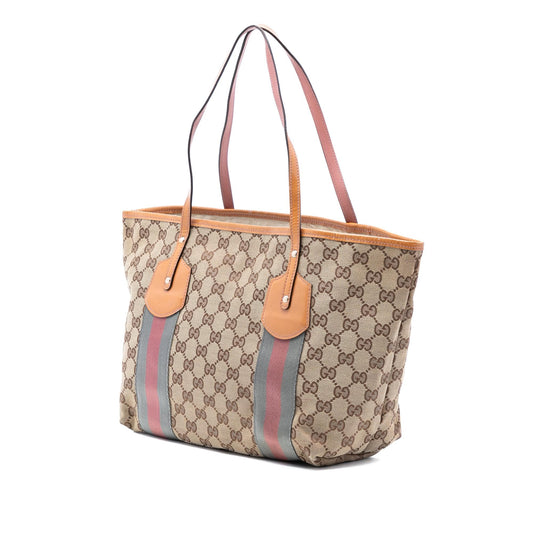 Gucci GG Canvas Web Jolie Tote