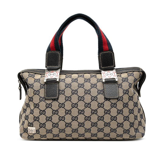 Gucci GG Canvas Web Pop Handbag