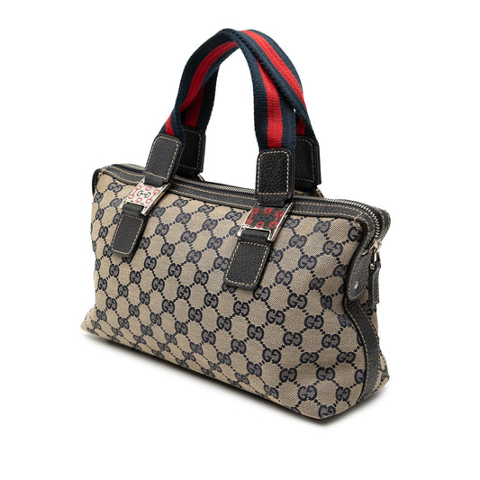 Gucci GG Canvas Web Pop Handbag