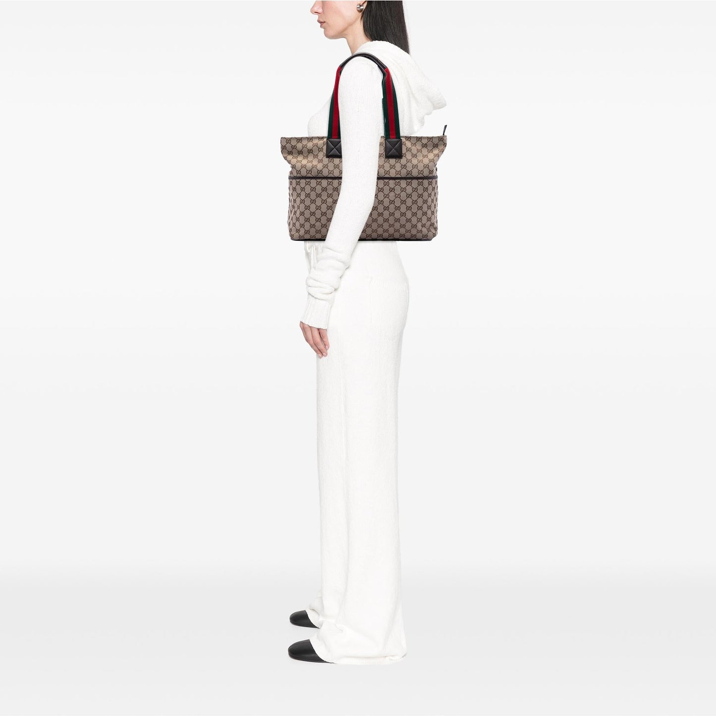 Gucci GG Canvas Web Tote