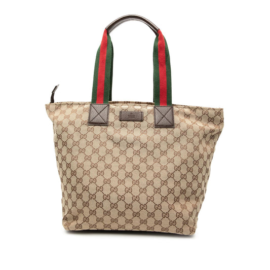 Gucci GG Canvas Web Tote