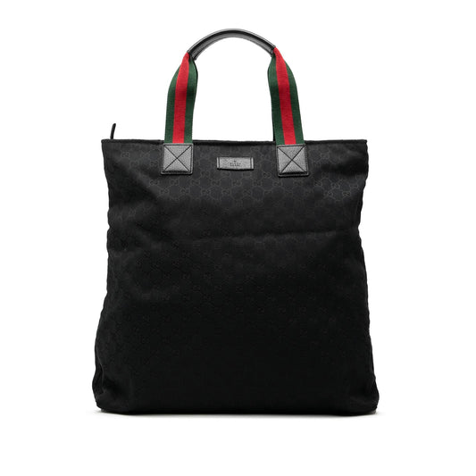 Gucci GG Canvas Web Tote