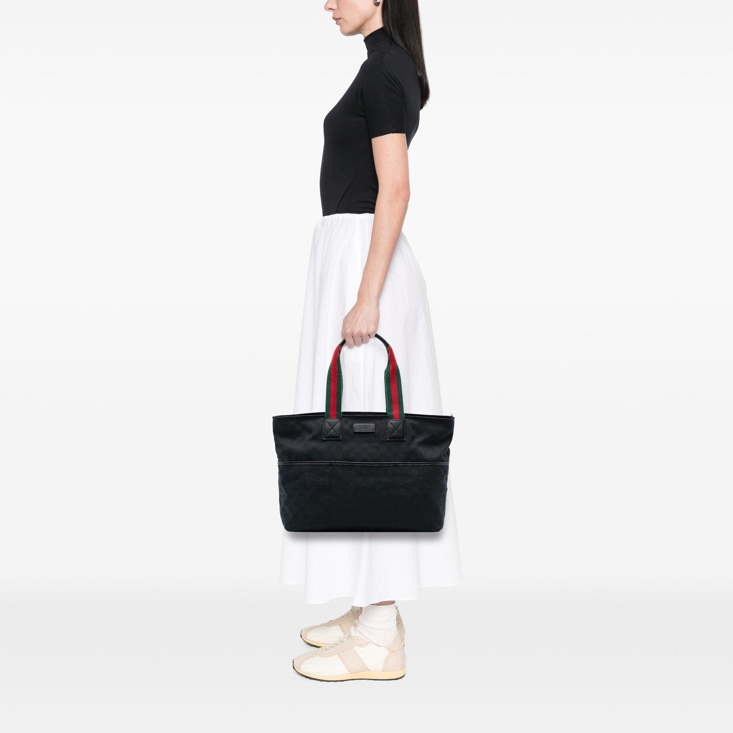 Gucci GG Canvas Web Tote