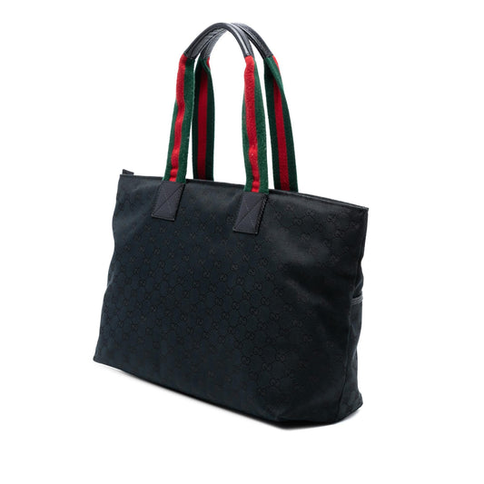 Gucci GG Canvas Web Tote