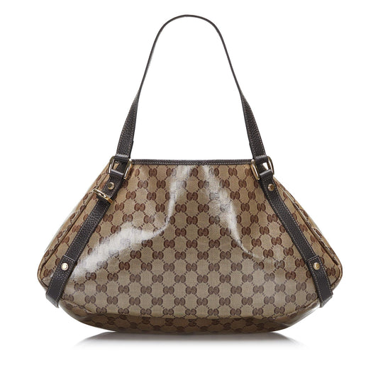 Luxury Gucci GG Crystal Abbey D-Ring Tote (SHG-mf91bl)