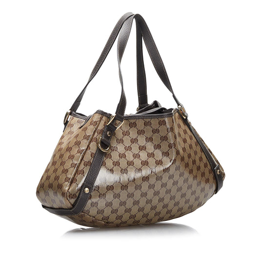 Luxury Gucci GG Crystal Abbey D-Ring Tote (SHG-mf91bl)