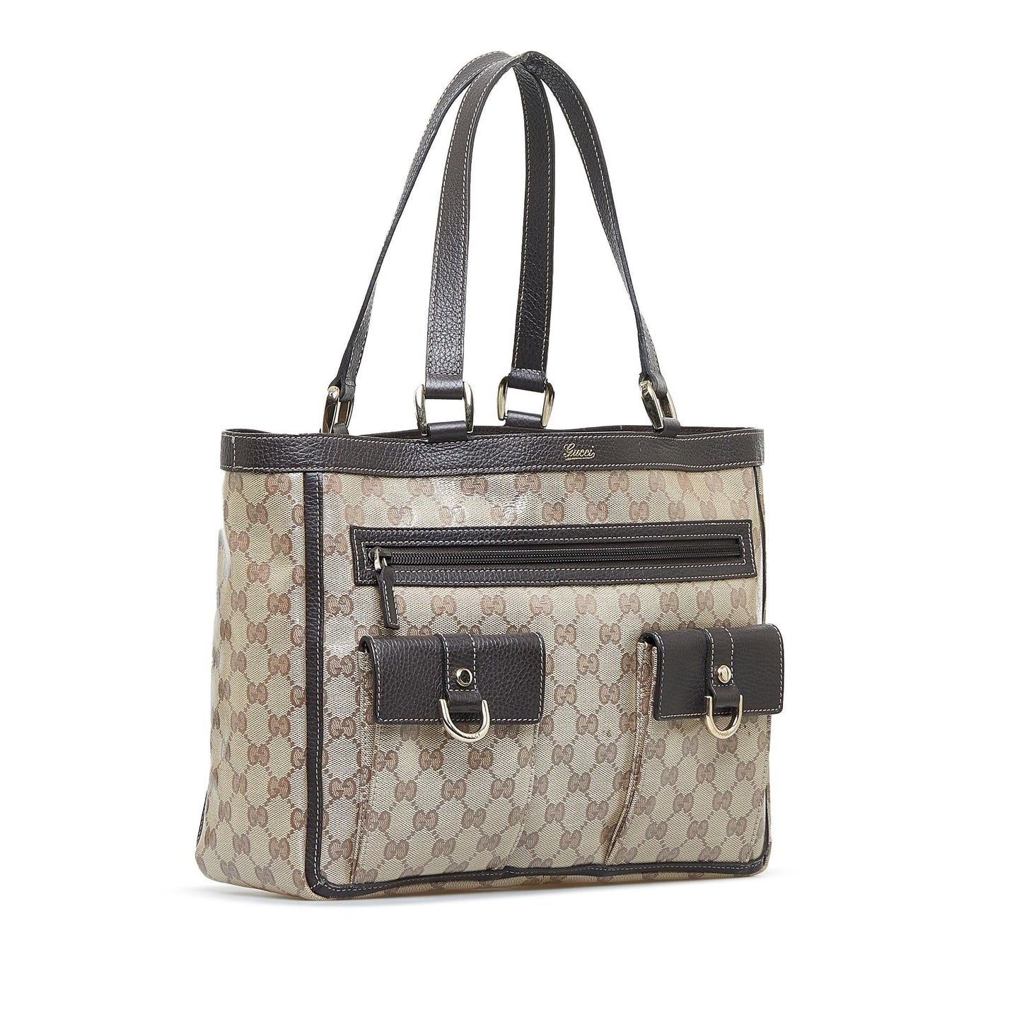 Luxury Gucci GG Crystal Abbey D-Ring Tote (SHG-0cYgsJ)