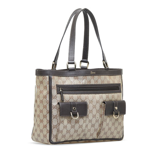 Luxury Gucci GG Crystal Abbey D-Ring Tote (SHG-0cYgsJ)